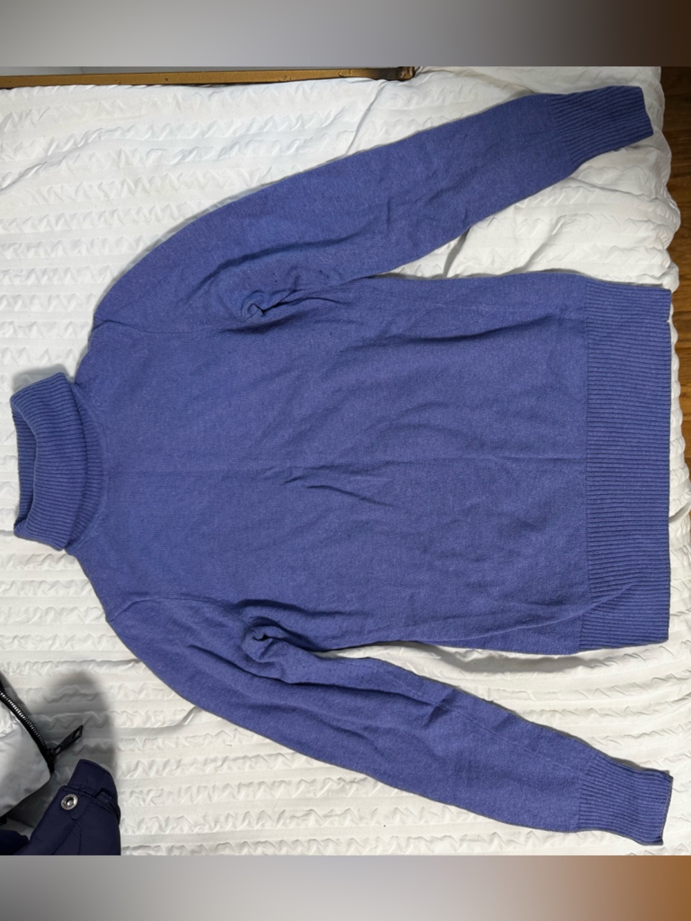 J. Crew Lavender Ribbed Turtleneck Sweater